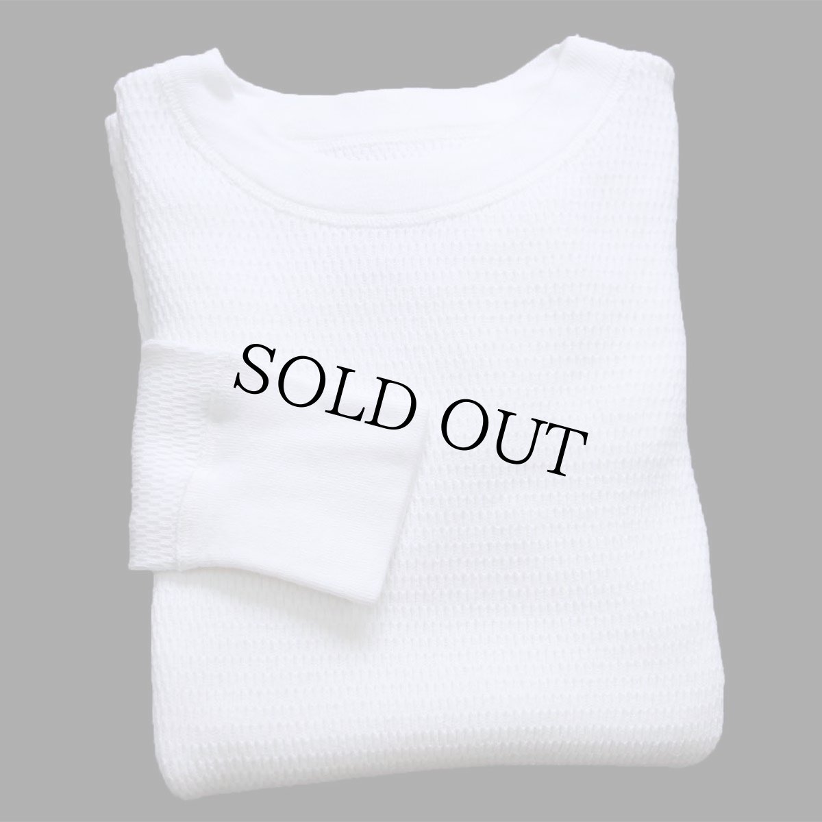 画像1: 60s 米軍 コットン サーマルシャツ ナチュラル M (1)