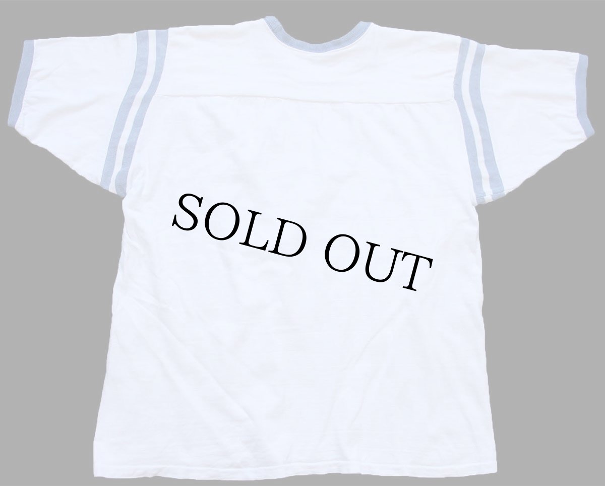 画像2: 60s USA製 MASON ZETA BETA TAU フラタニティ コットン アスレチックTシャツ 白 XL (2)