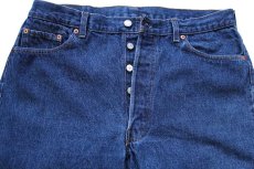画像4: 80s USA製 Levi'sリーバイス 501 黒カン デニムパンツ W38 (4)