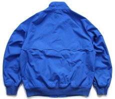 画像2: 90s USA製 MAUS&HOFFMAN G9タイプ タータンチェックライナー ハリントンジャケット 青 M (2)