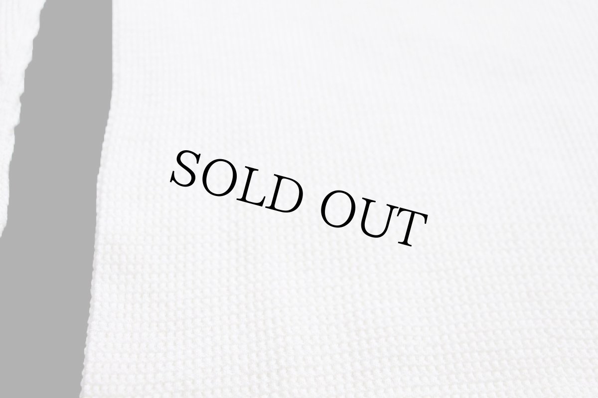 画像6: 90s USA製 J.E.MORGAN コットン サーマルシャツ ナチュラル L-T (6)