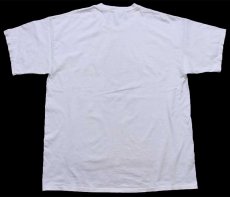 画像3: 00s カナダ製 Bear Naked ベア コットンTシャツ 生成り XL (3)