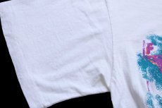 画像6: 90s USA製 NIKEナイキ FLIGHT ロゴ コットンTシャツ 白 L (6)