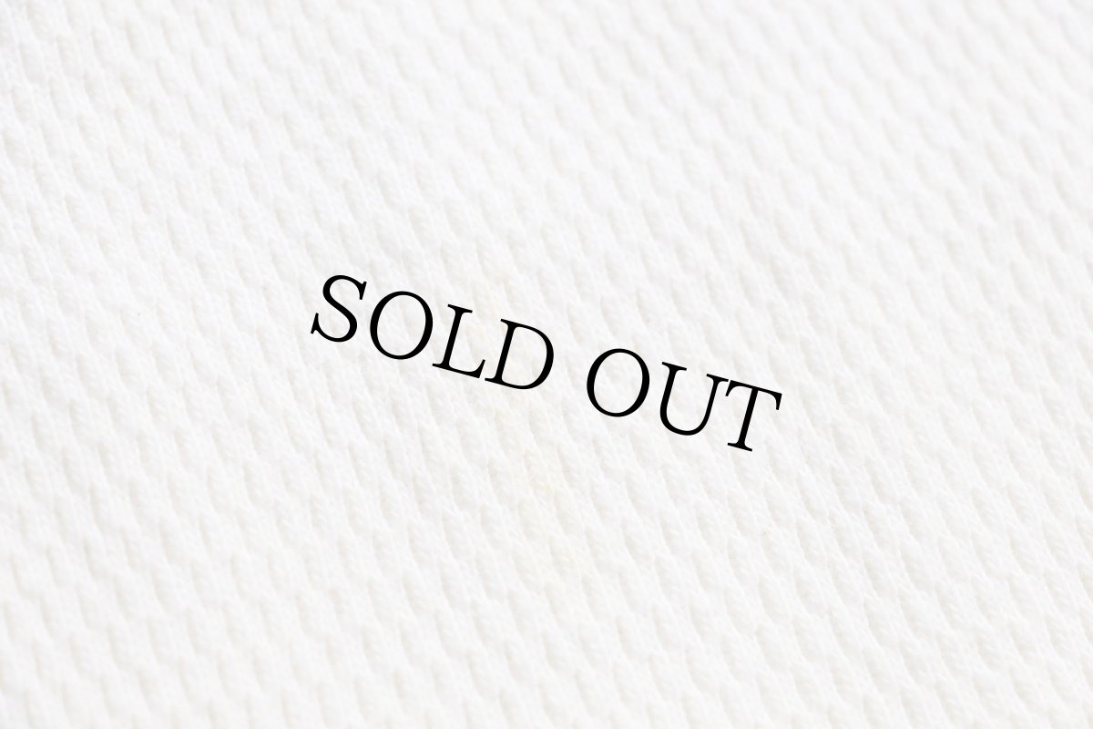 画像7: 80s 米軍 コットン サーマルシャツ ナチュラル L★A (7)