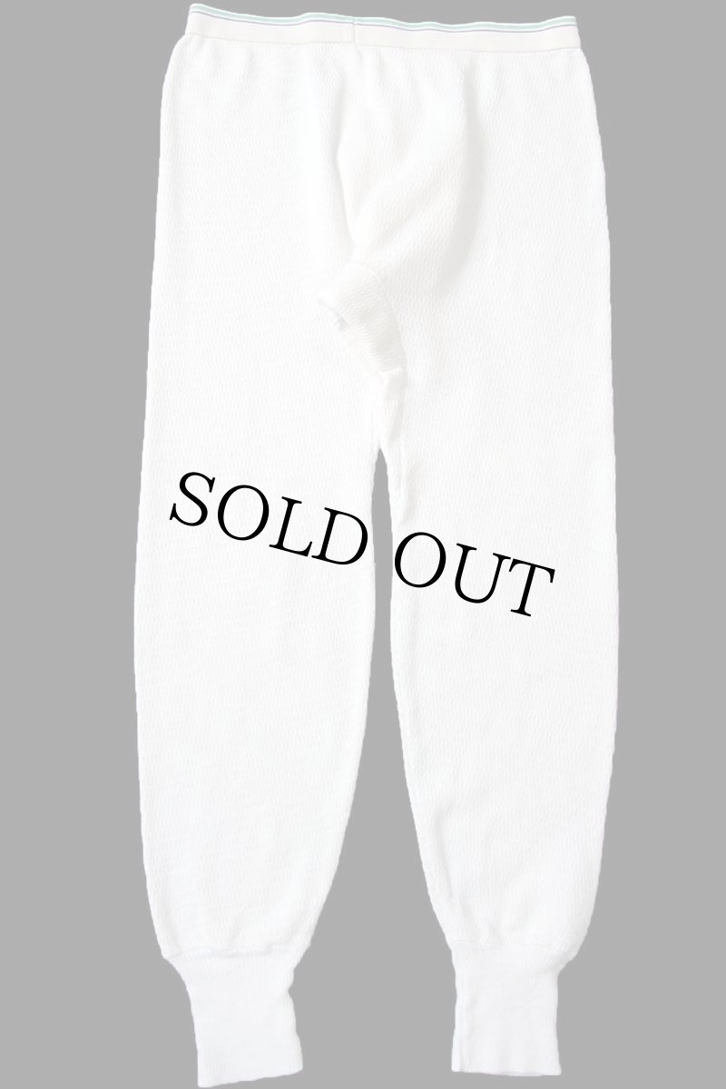 画像3: 80s Hanes サーマルパンツ ナチュラル L (3)