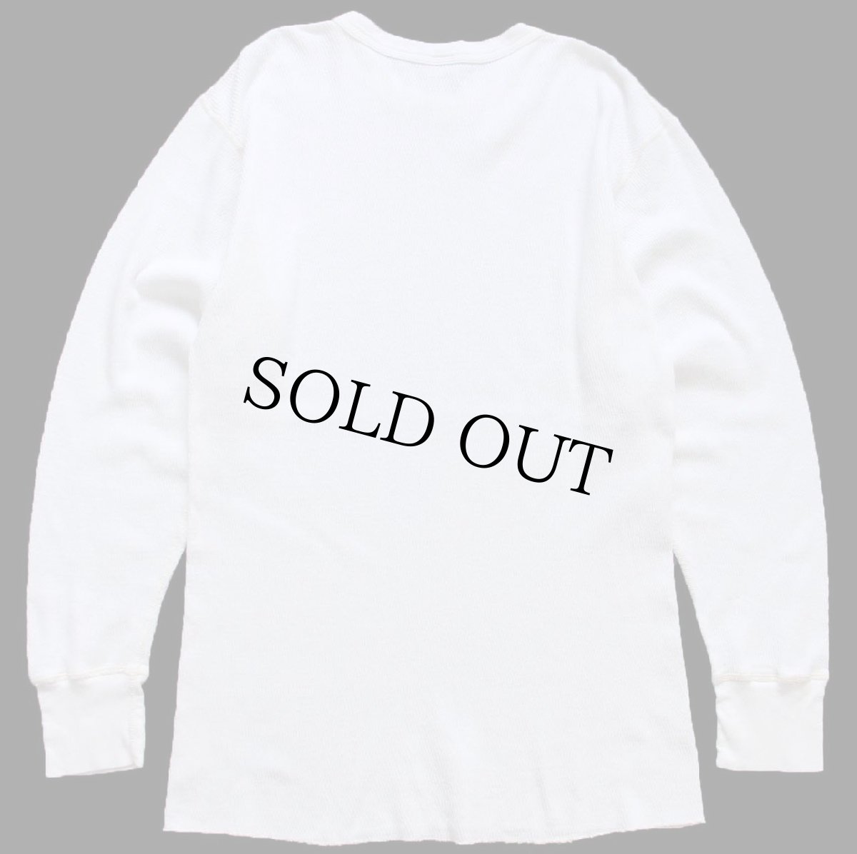 画像3: 90s USA製 High Sierra コットン サーマルシャツ ナチュラル XL (3)