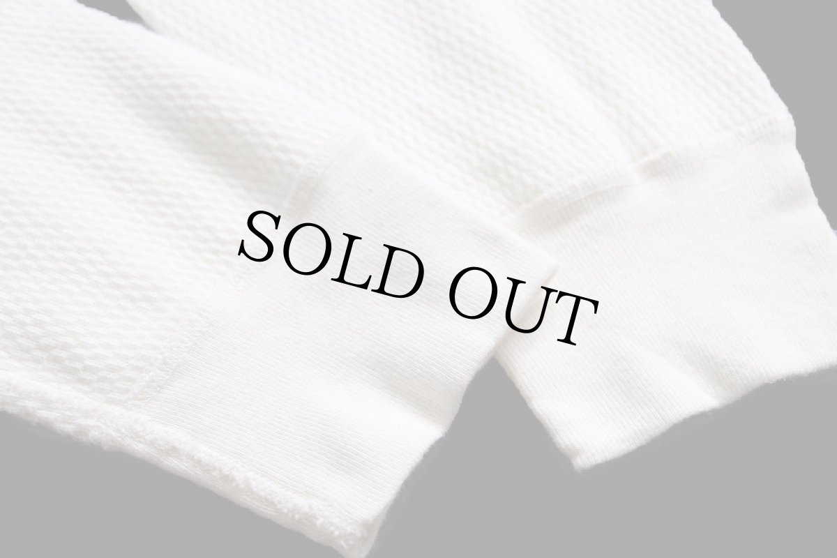 画像6: 80s 米軍 コットン サーマルシャツ ナチュラル L★A (6)