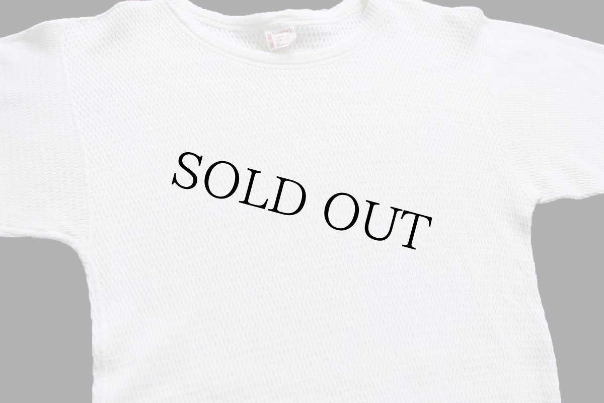 画像6: 60s Penneys TOWNCRAFT ダメージ コットン サーマルシャツ ナチュラル M (6)