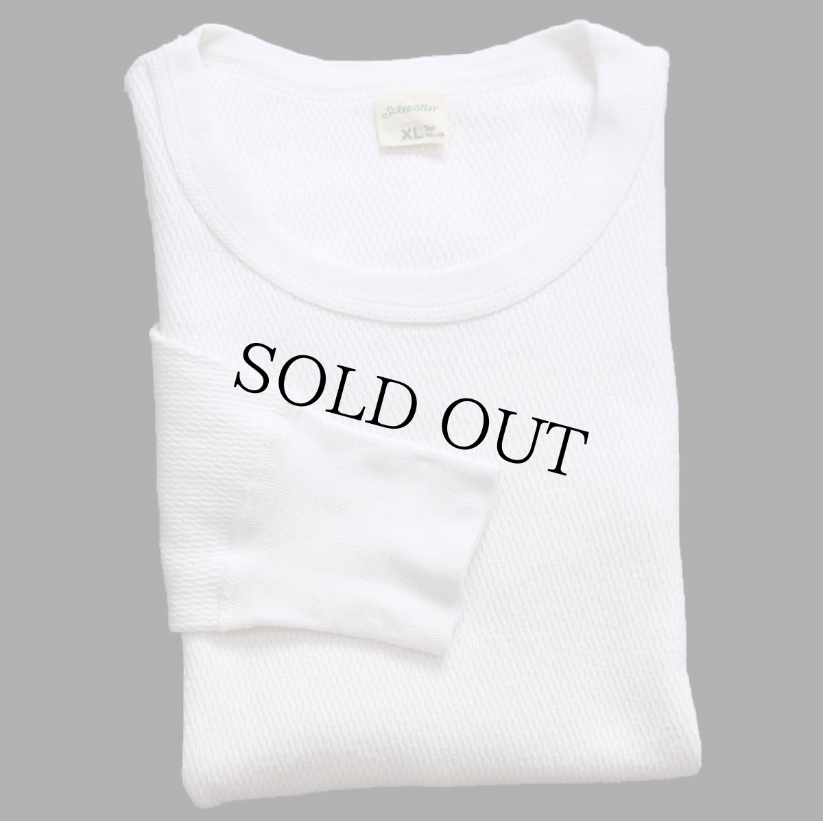 画像1: 90s USA製 STJOHN'SBAY コットン サーマルシャツ ナチュラル XL (1)