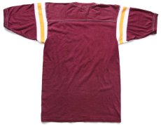 画像3: 80s GALEN JOHNSON BASKETBALL CAMP アスレチックTシャツ バーガンディ M (3)