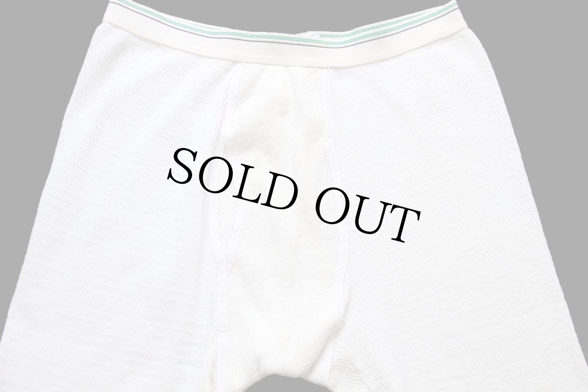 画像4: 80s Hanes サーマルパンツ ナチュラル L (4)