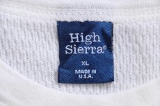 画像5: 90s USA製 High Sierra コットン サーマルシャツ ナチュラル XL (5)