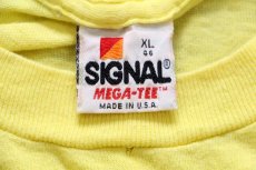 画像4: 80s USA製 Appalachia Service Project コットンTシャツ 黄 XL (4)