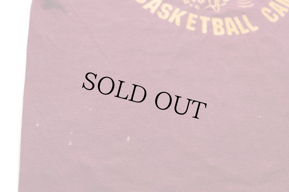 画像6: 80s GALEN JOHNSON BASKETBALL CAMP アスレチックTシャツ バーガンディ M (6)