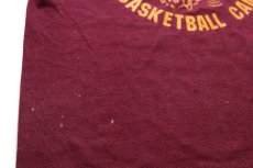 画像6: 80s GALEN JOHNSON BASKETBALL CAMP アスレチックTシャツ バーガンディ M (6)