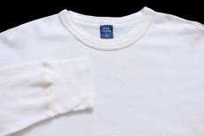 画像4: 90s USA製 High Sierra コットン サーマルシャツ ナチュラル XL (4)