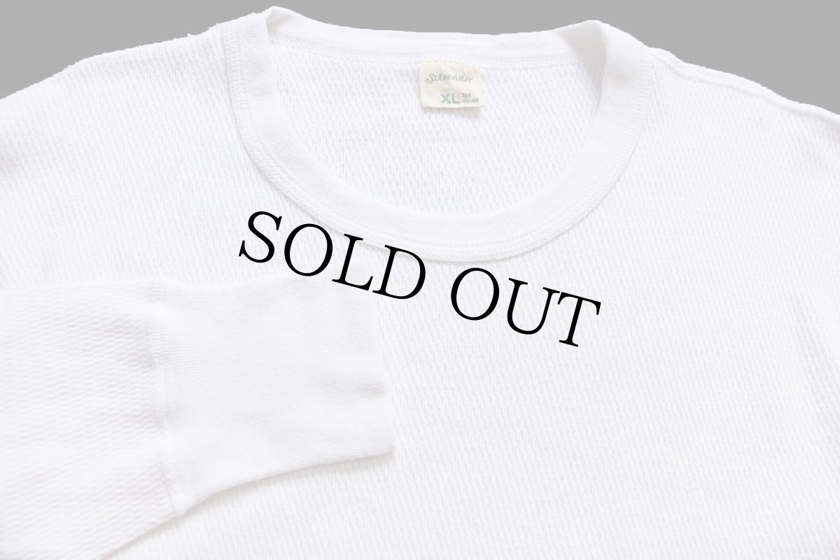 画像4: 90s USA製 STJOHN'SBAY コットン サーマルシャツ ナチュラル XL (4)