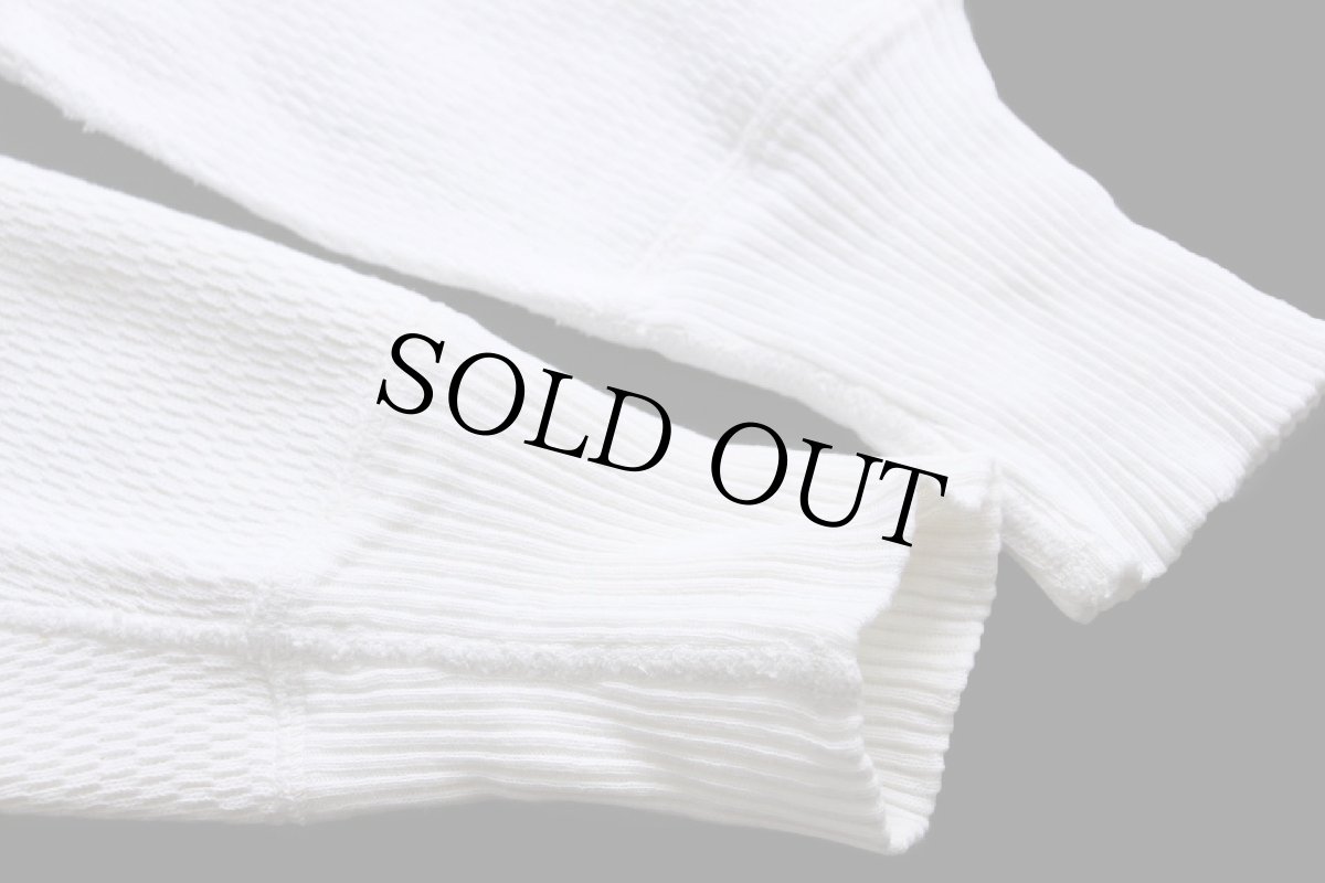 画像7: 60s Penneys TOWNCRAFT ダメージ コットン サーマルシャツ ナチュラル M (7)