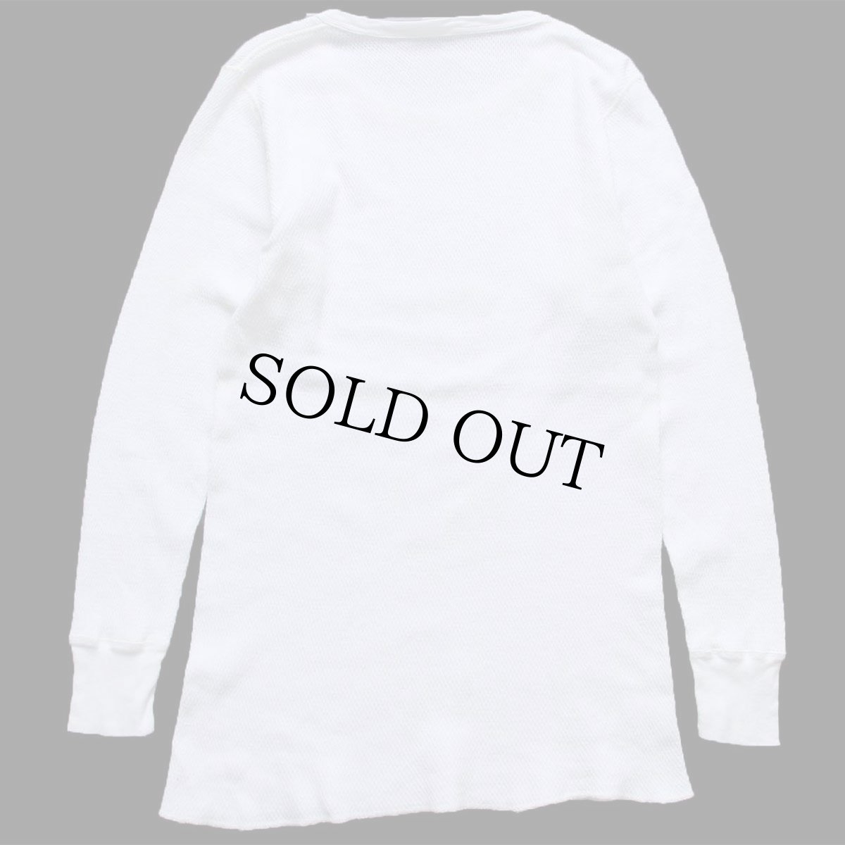 画像3: 90s USA製 NATURALS JOCKEY コットン サーマルシャツ ナチュラル L (3)