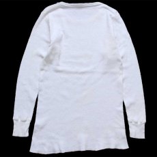 画像3: 90s USA製 NATURALS JOCKEY コットン サーマルシャツ ナチュラル L (3)