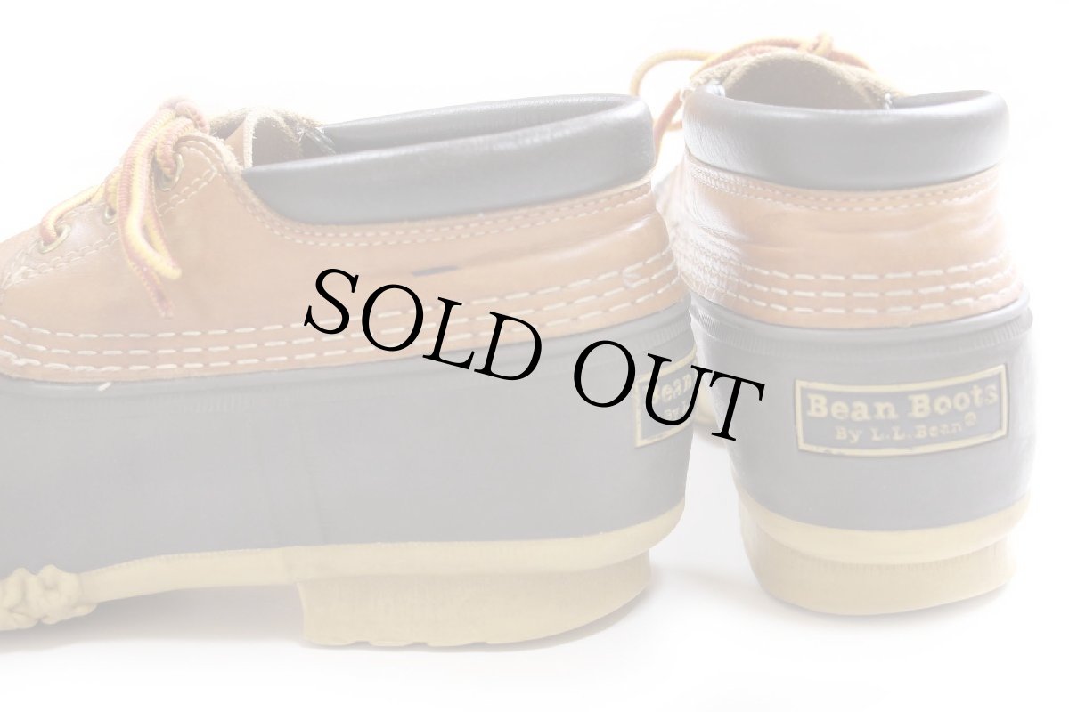 画像4: USA製 L.L.Bean 3ホール シンサレート ビーンブーツ ガムシューズ タン×ブラウン (4)