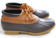 画像3: USA製 L.L.Bean 3ホール シンサレート ビーンブーツ ガムシューズ タン×ブラウン (3)