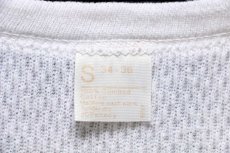 画像5: 80s JCPenney コットン サーマルシャツ ナチュラル S (5)
