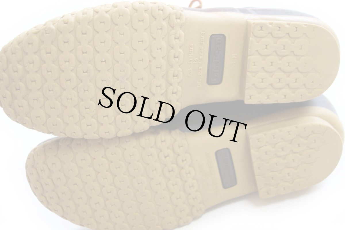 画像5: USA製 L.L.Bean 3ホール シンサレート ビーンブーツ ガムシューズ タン×ブラウン (5)