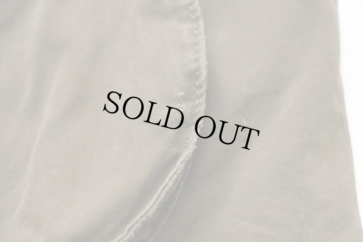 画像8: 00s ポロ ラルフローレン チンスト付き コットンポプリン フィッシングジャケット グレーブラウン フェード XL (8)