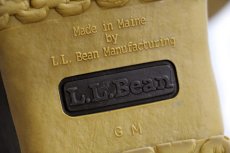 画像6: USA製 L.L.Bean 3ホール シンサレート ビーンブーツ ガムシューズ タン×ブラウン (6)