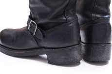 画像4: 90s USA製 PRO SAFE UNION MADE PT91 スチールトゥ レザー エンジニアブーツ 黒 9.5M (4)