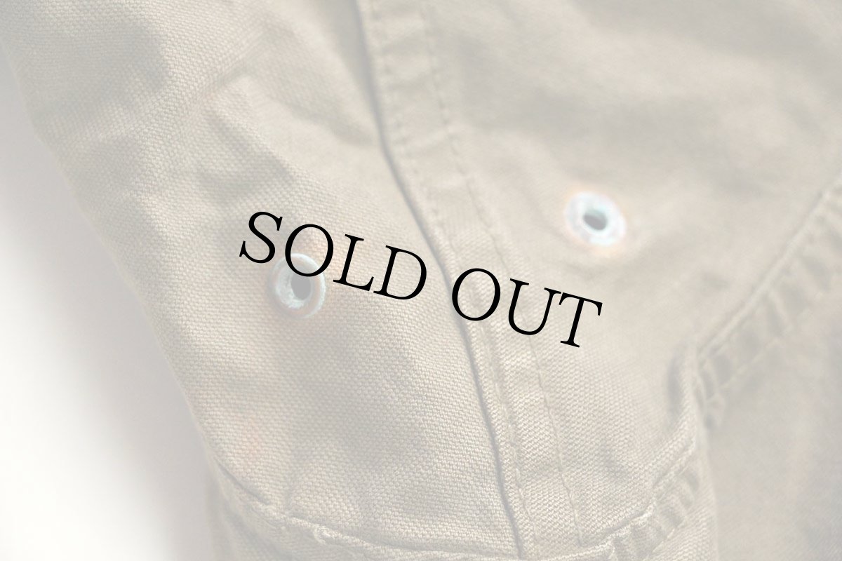 画像8: 00s ポロ ラルフローレン コットン キャンバス ジャケット オリーブドラブ フェード L (8)