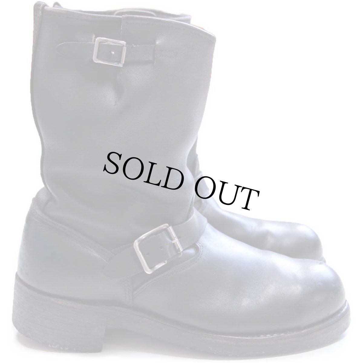 画像3: 90s USA製 PRO SAFE UNION MADE PT91 スチールトゥ レザー エンジニアブーツ 黒 9.5M (3)