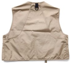 画像2: 80s L.L.Bean フィッシングベスト グレーベージュ L (2)