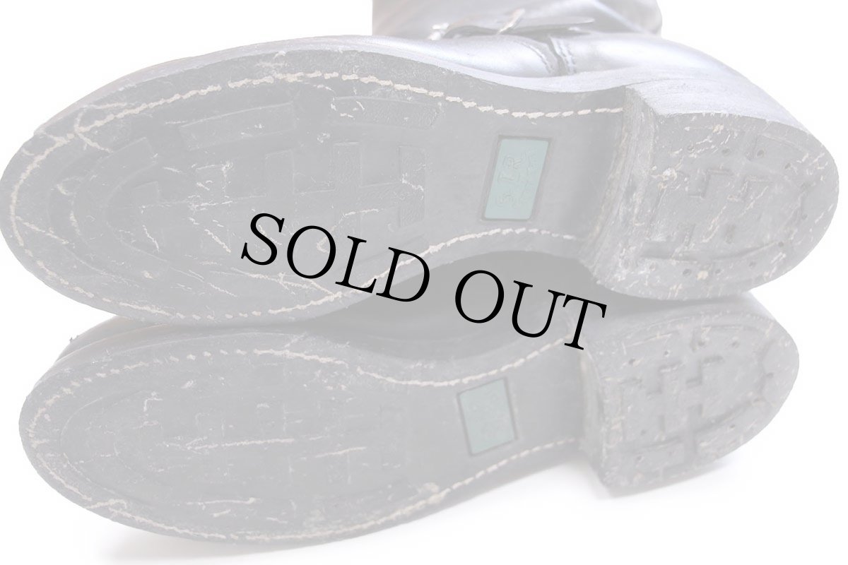 画像5: 90s USA製 PRO SAFE UNION MADE PT91 スチールトゥ レザー エンジニアブーツ 黒 9.5M (5)