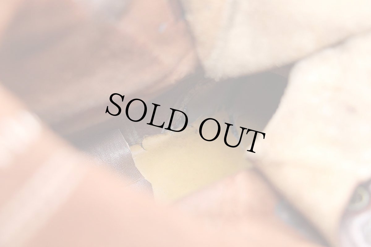 画像8: 80s CAROLINAキャロライナ 編み上げ レザー ワークブーツ 赤茶 9.5 (8)