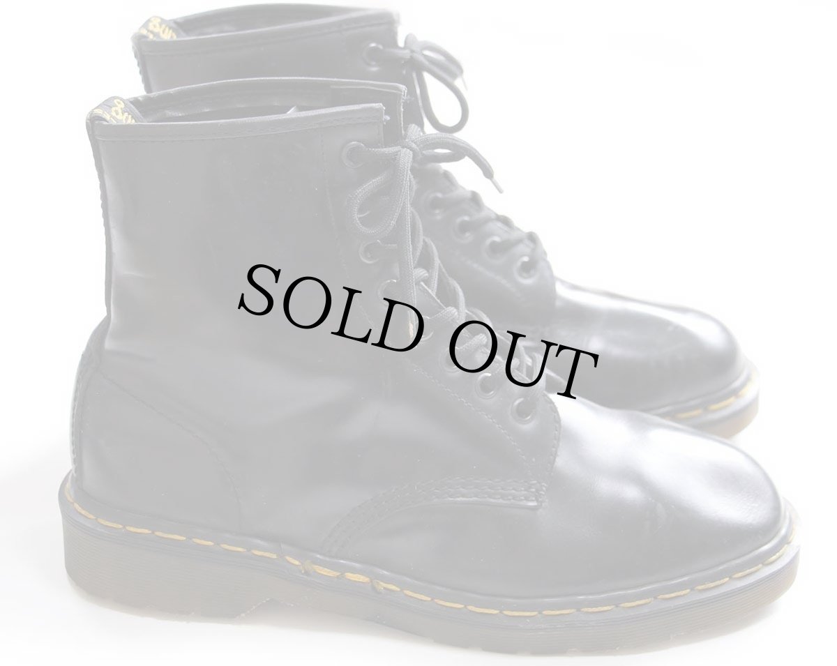 画像3: 英国製 DR.MARTENSドクターマーチン 1460 レザー 8ホールブーツ 黒 UK9 (3)