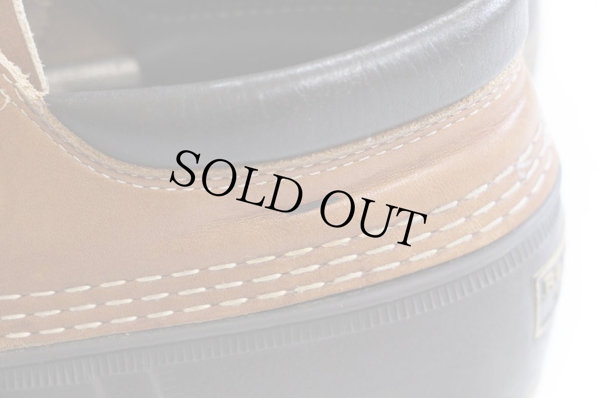 画像9: USA製 L.L.Bean 3ホール シンサレート ビーンブーツ ガムシューズ タン×ブラウン (9)