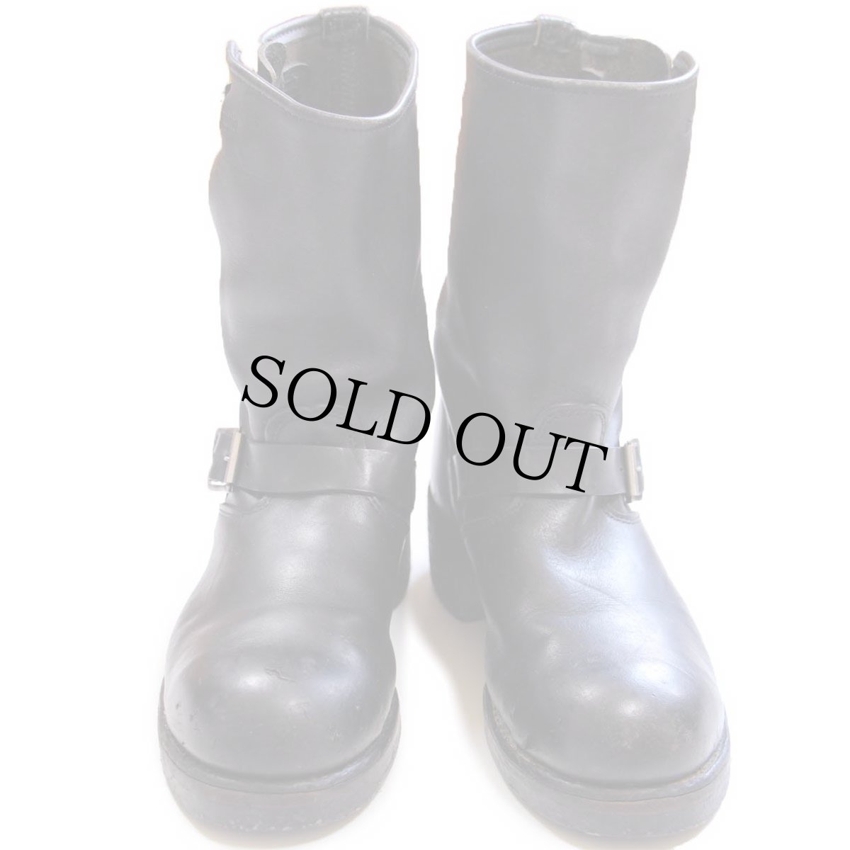 画像1: 90s USA製 PRO SAFE UNION MADE PT91 スチールトゥ レザー エンジニアブーツ 黒 9.5M (1)