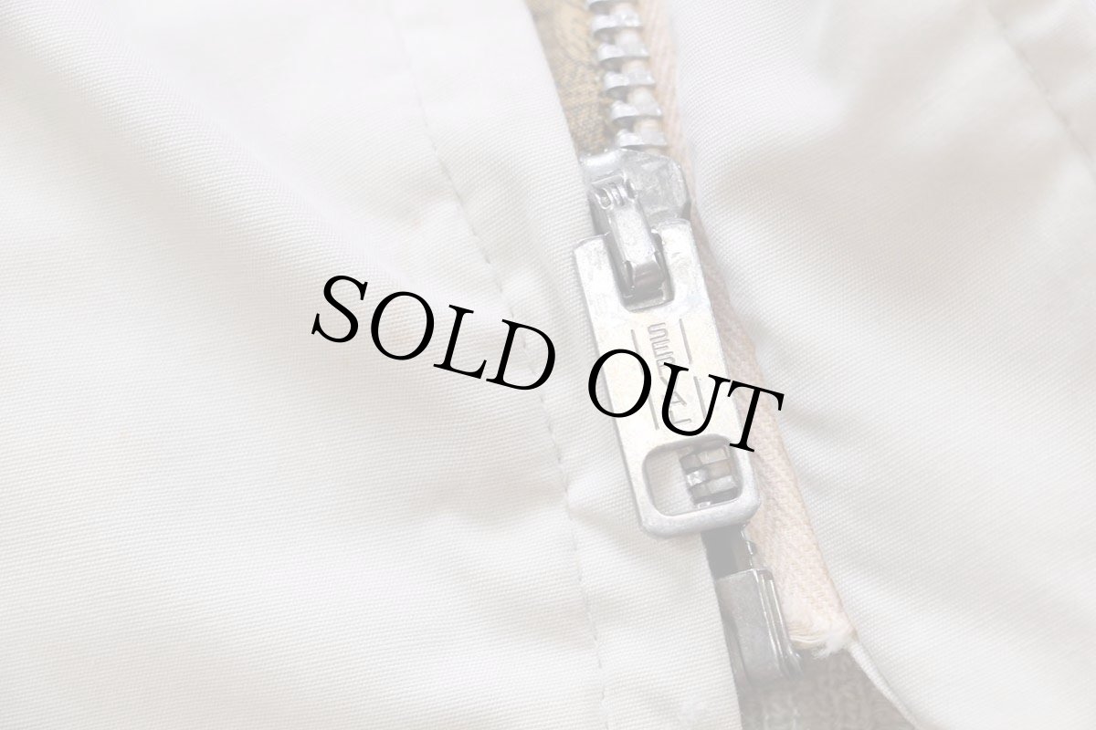 画像5: 70s derby of San Francisco ペイズリー 総柄 キルティングライナー ダービージャケット アイボリー 44 (5)