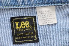 画像4: 70s USA製 Leeリー 220 HARLEY-DAVIDSON ハーレー ダビッドソンパッチ付き カットオフ デニムベスト (4)