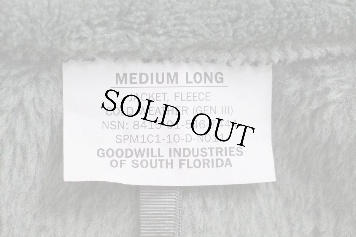 画像4: 10 米軍 ECWCS GEN3 LEVEL3 フリースジャケット フォリアージグリーン M-L (4)