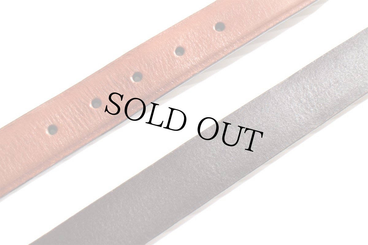 画像6: イタリア製 POLLINI レザーベルト ブラウン 95/38 (6)