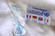 画像4: 70s フランス製 adidasアディダス VENTEX イワンレンドル スタンドカラー トレフォイル パイルライナー ナイロンジャケット 白 L (4)