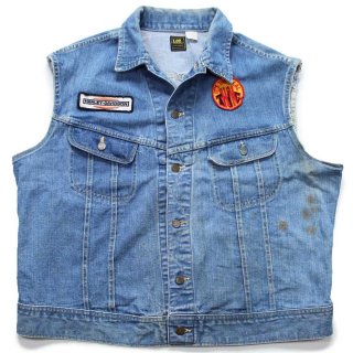 70s USA製 Levi'sリーバイス 70505 カットオフ デニムベスト 42