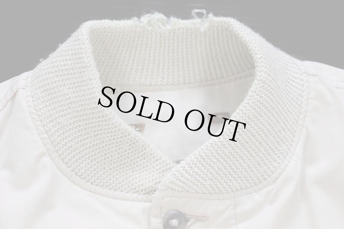 画像8: 70s derby of San Francisco ペイズリー 総柄 キルティングライナー ダービージャケット アイボリー 44 (8)