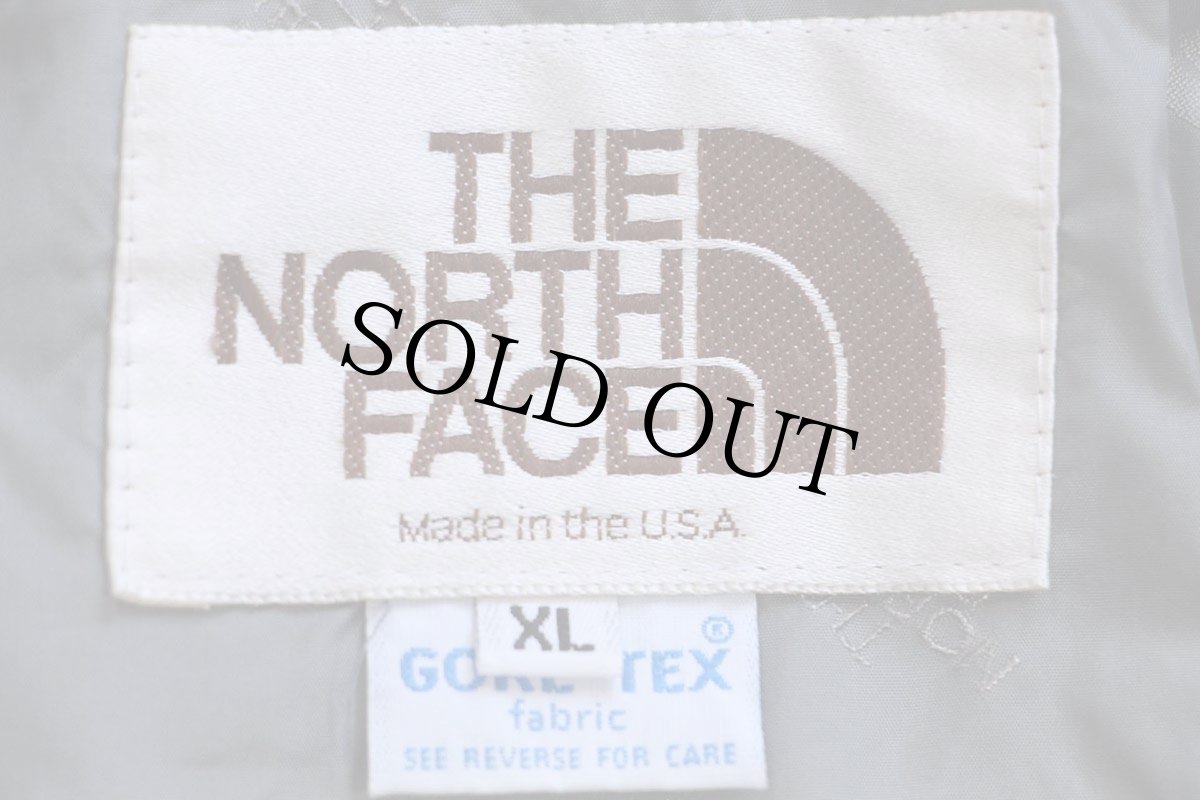 画像5: 80s USA製 THE NORTH FACEノースフェイス 茶タグ GORE-TEXゴアテックス ナイロン マウンテンパーカー 赤 XL (5)