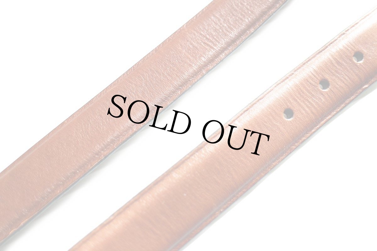 画像5: イタリア製 POLLINI レザーベルト ブラウン 95/38 (5)