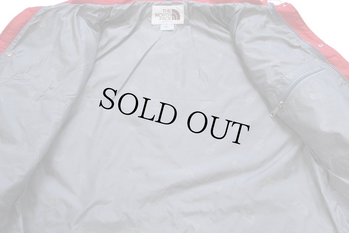 画像6: 80s USA製 THE NORTH FACEノースフェイス 茶タグ GORE-TEXゴアテックス ナイロン マウンテンパーカー 赤 XL (6)