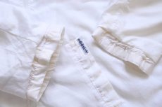 画像7: 70s フランス製 adidasアディダス VENTEX イワンレンドル スタンドカラー トレフォイル パイルライナー ナイロンジャケット 白 L (7)